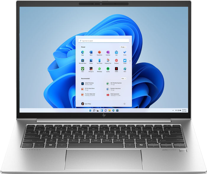 HP EliteBook 845 G11 Laptop, 14" FHD+ Touch Display, AMD Ryzen 7 Pro 8840U Upto 5GHz, 32GB RAM, 1TB SSD, Backlit keys, Fingerprint Reader, Windows 11 Pro (A6TB2UT#ABA)
