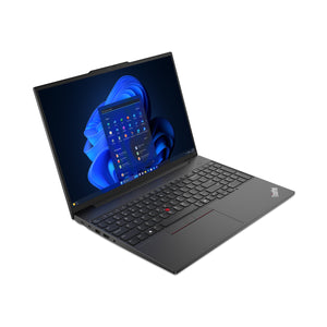 Lenovo ThinkPad E16 G2 Laptop, 16" FHD+ Display, Intel Core Ultra 7 155U Upto 4.8GHz, 16GB RAM, 512GB SSD, Backlit keys, Fingerprint Reader, Windows 11 Pro (21MAS0NP00)
